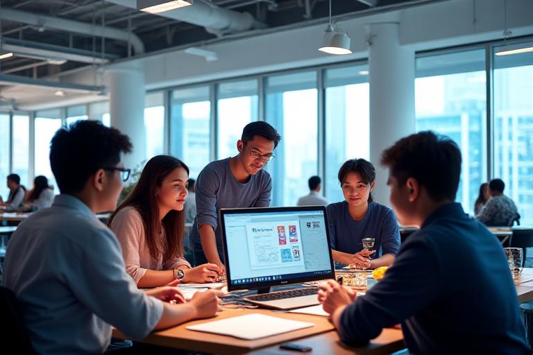 Pasukan reka bentuk Arctic Pixel di Kuala Lumpur